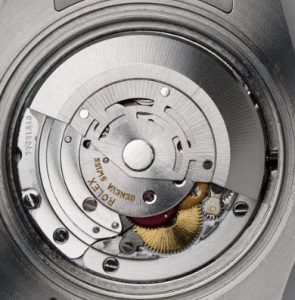 Real Rolex back movement