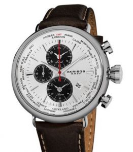 Akribos XXIV AK493 Tourbillon Moon Phase