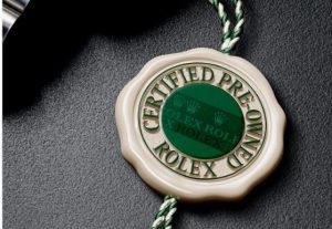 Rolex wax seal tag