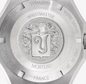 Yema Wristmaster Traveller caseback