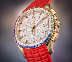 Patek Philippe aquanaut rainbow 76968/300R-001 - watch releases