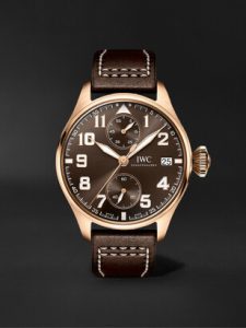Leather watch case material