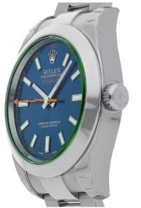Rolex Oyster Perpetual Milgauss z blue