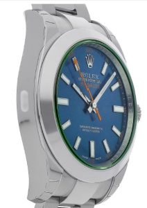Rolex Oyster Perpetual Milgauss z blue