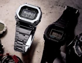 GMWB5000GD-1: G-Shock Full Metal Stainless Steel Bluetooth Solar Battery