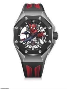 Piguet Marvel Royal Oak Spider-Man red rubber strap