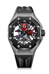 Piguet Marvel Royal Oak Spider-Man black rubber strap
