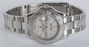 Rolex Yacht-Master 35 ref. 168622 with platinum dial