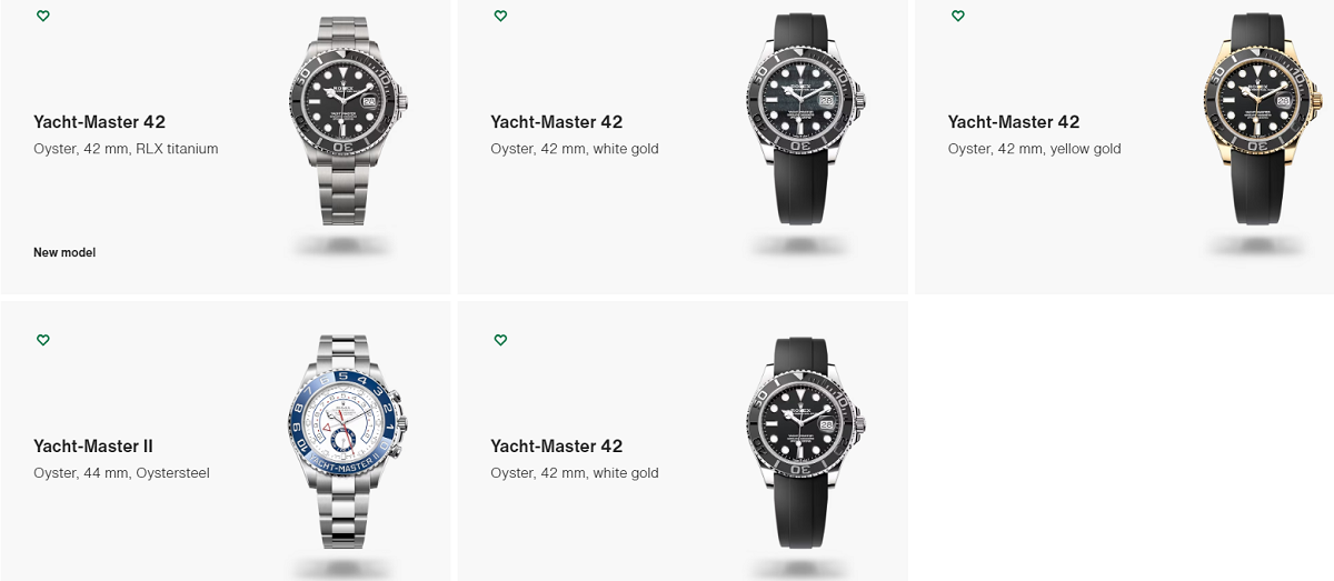 About Rolex Yacht-Master 42 Oyster: Specification, Types