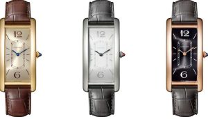 2018 Tank Cintrée with Arabic Numerals “12” & “6” and Baton Markers