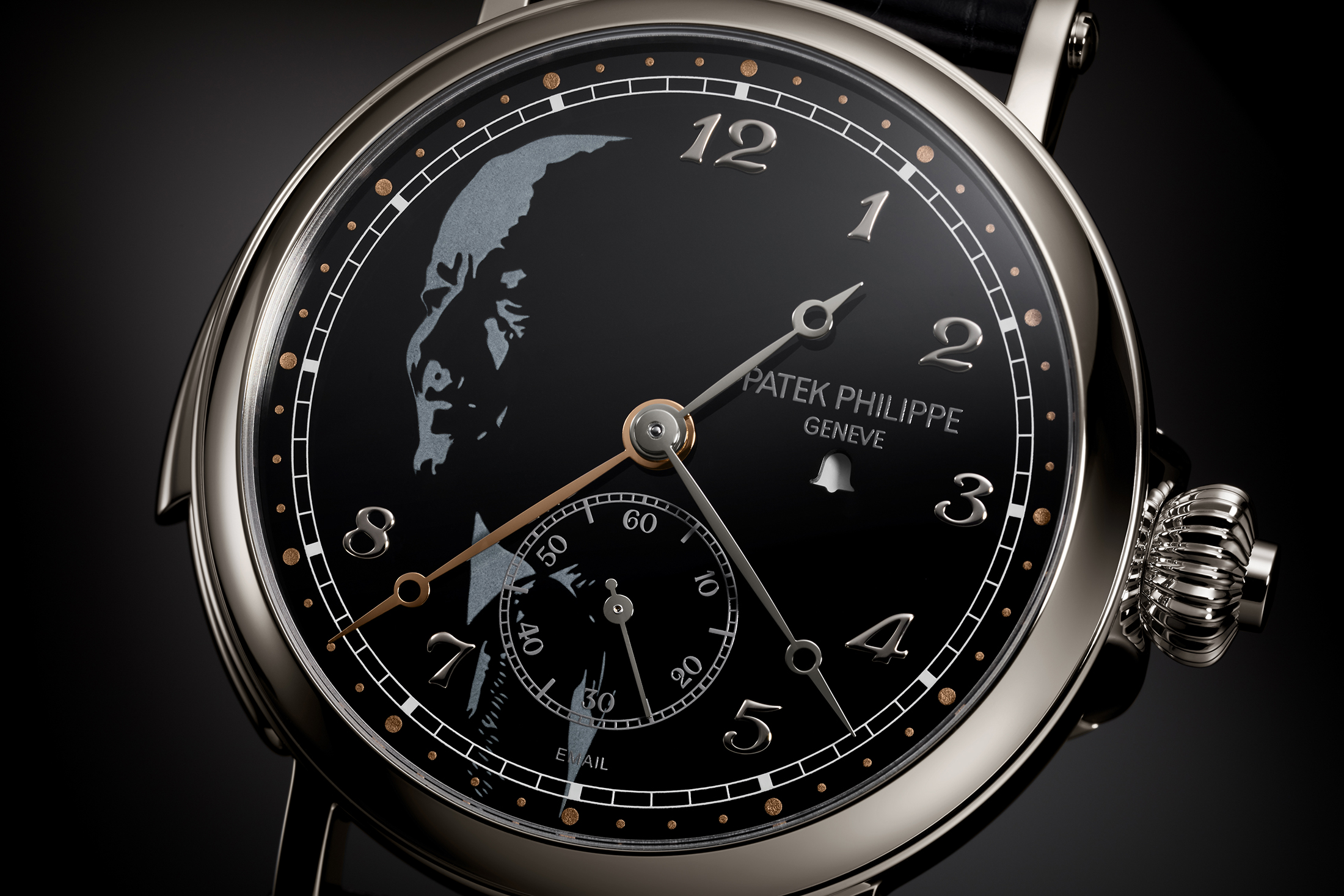 85th Philippe Stern’s birth year Patek Philippe Minute Repeater Alarm Ref. 1938P