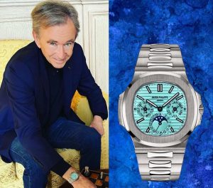 Nautilus 5740G Tiffany (B. Arnault) celebrities watch