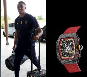 Richard Mille RM 67-02 ‘Germany’ in carbon NTPT. Trent Alexander-Arnold 