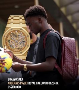 Busayo saka Piguet Royal Oak Jumbo Extra-Thin 16204BA