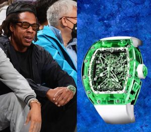 RM056 Green Sapphire (Jay Z) - celebrities watch
