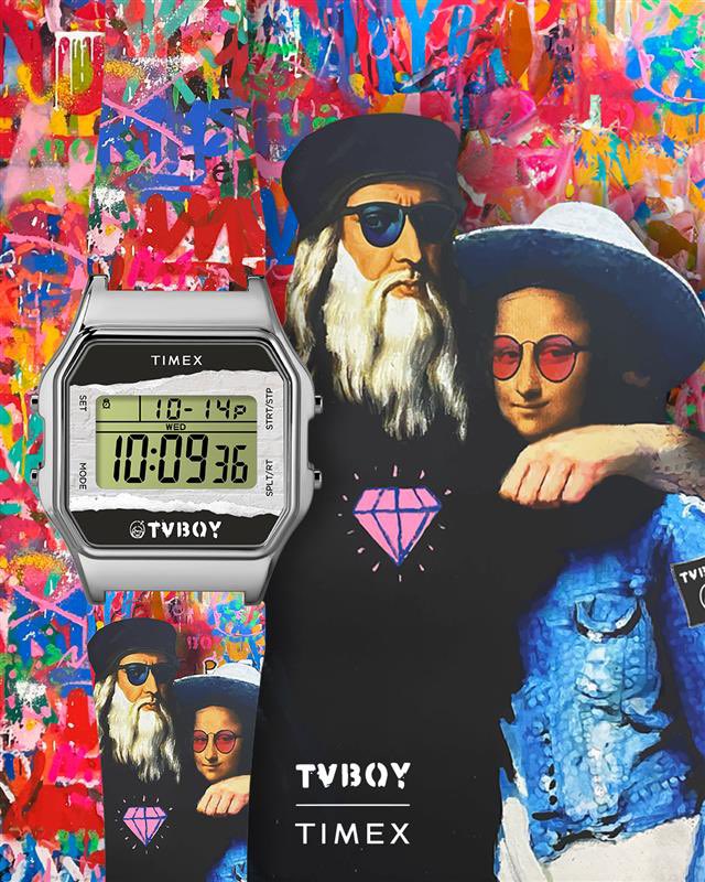 Timex x TVBoy italian street artist